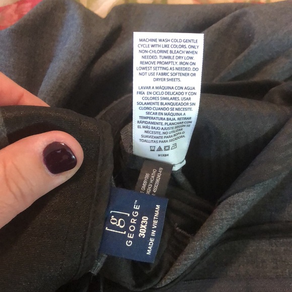 GEORGE Size 30W 30L Performance Dress Classic Fit
Stretch Wrinkle Resistant NEW - Picture 11 of 15